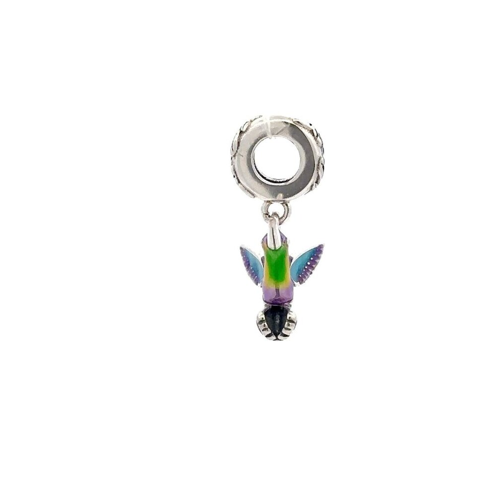 925 Sterling Silver Charm Bead For Necklace Bracelet Pet Bird - Picture 8 of 8
